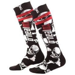 O'NEAL Unisex Socken Pro MX Crossbones, Schwarz