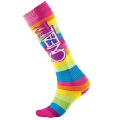 O'NEAL Unisex Socken Pro MX Rainbow, Mehrfarbig