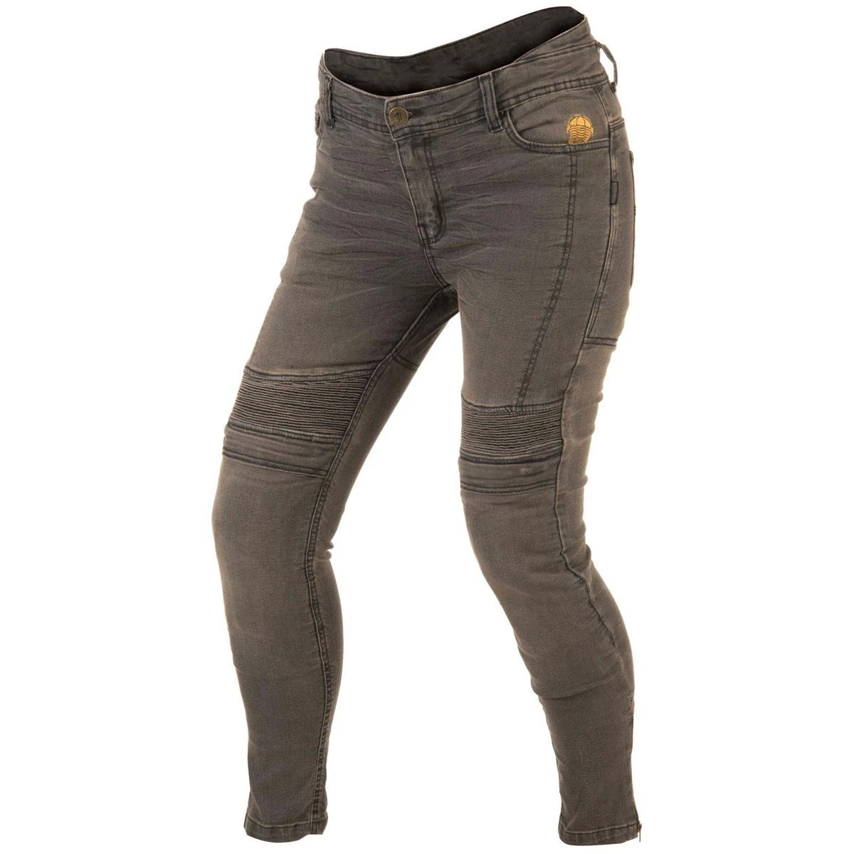 Trilobite Damen Motorradjeans Micas Urban, Grau, L32 1 Trilobite Damen Motorradjeans Micas Urban, Grau, L32