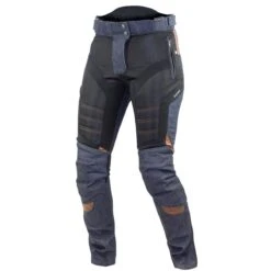 Trilobite Damen Motorradhose Airtech, Schwarz Blau