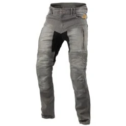 Trilobite Damen Motorradjeans Parado, Hellgrau, L34