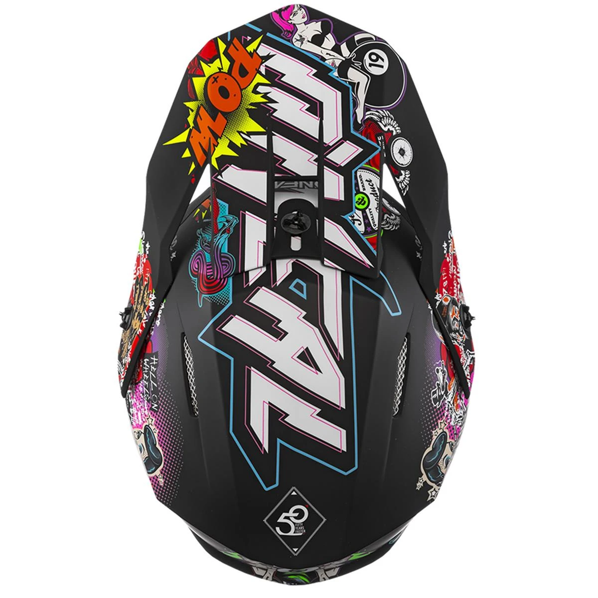 O'NEAL Motocross Helm 3SRS Crank Multi 2.0, Mehrfarbig 4 O'NEAL Motocross Helm 3SRS Crank Multi 2.0, Mehrfarbig – Bild 4