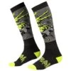 O'NEAL Unisex Socken Pro MX Zombie, Schwarz Grün