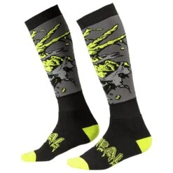 O'NEAL Unisex Socken Pro MX Zombie, Schwarz Grün