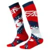 O'NEAL Unisex Socken Pro MX Stars, Rot Blau