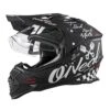 O'NEAL Enduro Helm Sierra Torment V.22, Schwarz Weiß