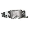 Scott Roll-Off Motocross Brille Prospect Super WFS, Weiß Schwarz