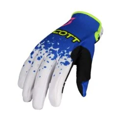 Scott Unisex Handschuhe 350 Race Evo, Blau Gelb