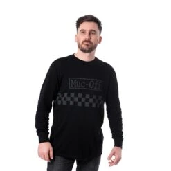 Muc-Off Muc Off Motocross Jersey Long Sleeve Mesh, Schwarz