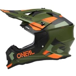 O'NEAL Motocross Helm 2SRS Spyde V.23 -ONeal Verkaufsgeschäft 10018110 ONEAL 2SRS MotocrossHelm Spyde schwarzgrC3BCnorange 04