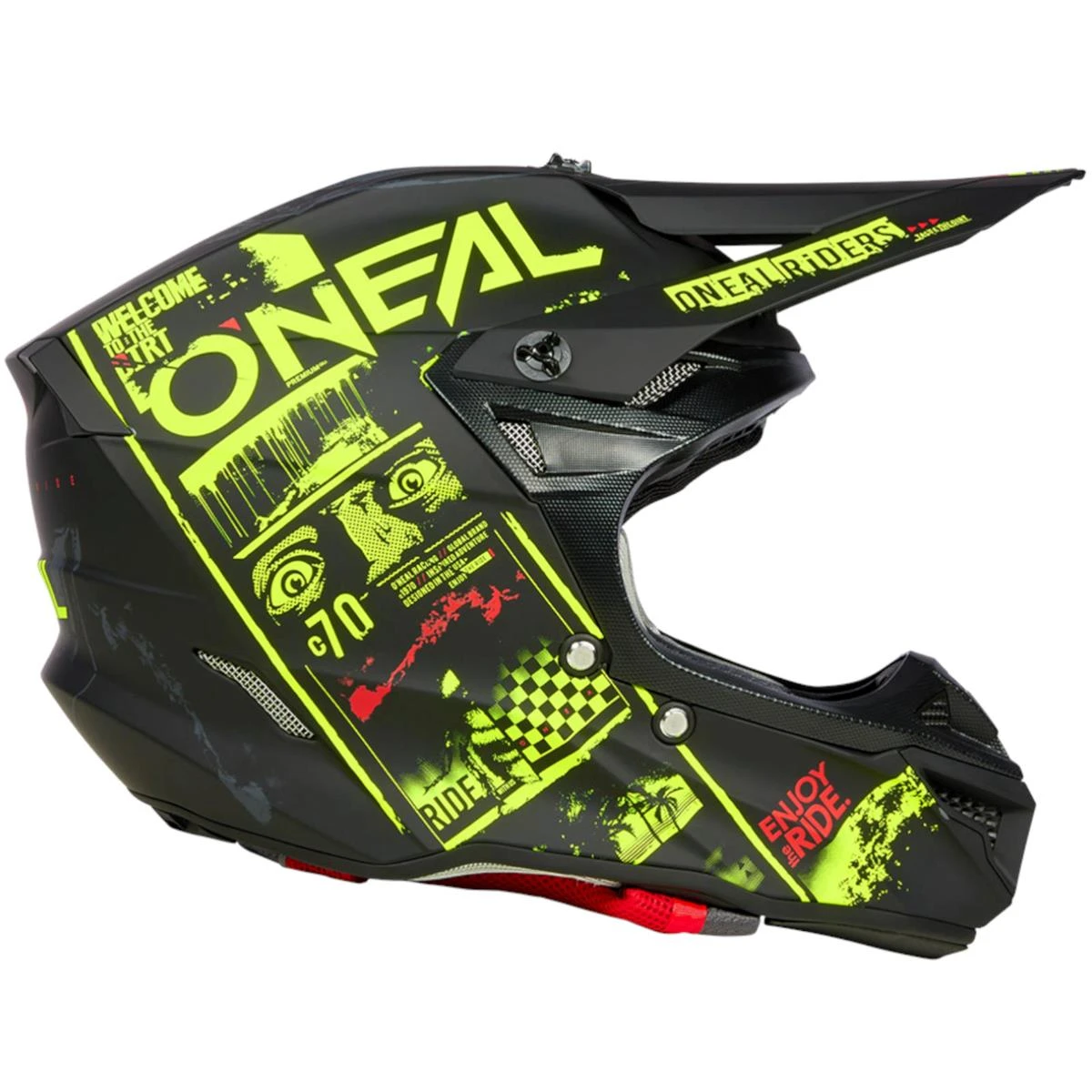 O'NEAL Motocross Helm 5SRS Polyacrylite Attack V.23 5 O'NEAL Motocross Helm 5SRS Polyacrylite Attack V.23 – Bild 5