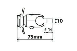 Smartphone Holder Opti Screw M6 -ONeal Verkaufsgeschäft 475437 3294927