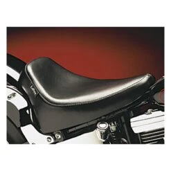 LEPERA Sitz Silhouette Deluxe Solo Seat. Smooth - 00-07 Softail (excl. FXSTD Deuce). Frame Mount