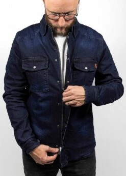 JOHN DOE Motorradhemd Motoshirt Denim - Blau -ONeal Verkaufsgeschäft 50A2303 1280x1280