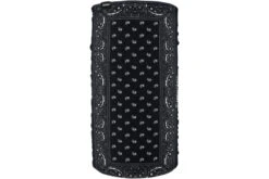 Necktube Motley Tube Zanheadgear Fleece Lined Paisley Black