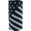 Necktube Motley Tube Zanheadgear Fleece Lined Flag Black/White