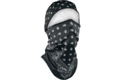 Balaclava Zanheadgear Sportflex Convertible Black Paisley
