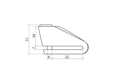 Disc Brake Lock Rangers Mini (d. 6mm) -ONeal Verkaufsgeschäft 516579 4127688