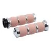 AVON Griffe Luftgepolsterte Griffe, Chrom/rosa - 08-20 H-D Mit E-Gas (excl. 18-20 FLTRXSE)