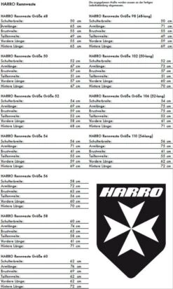 HARRO Jacke Rennweste PRO - Schwarz -ONeal Verkaufsgeschäft Harro Rennweste Groesssen 1280x1280