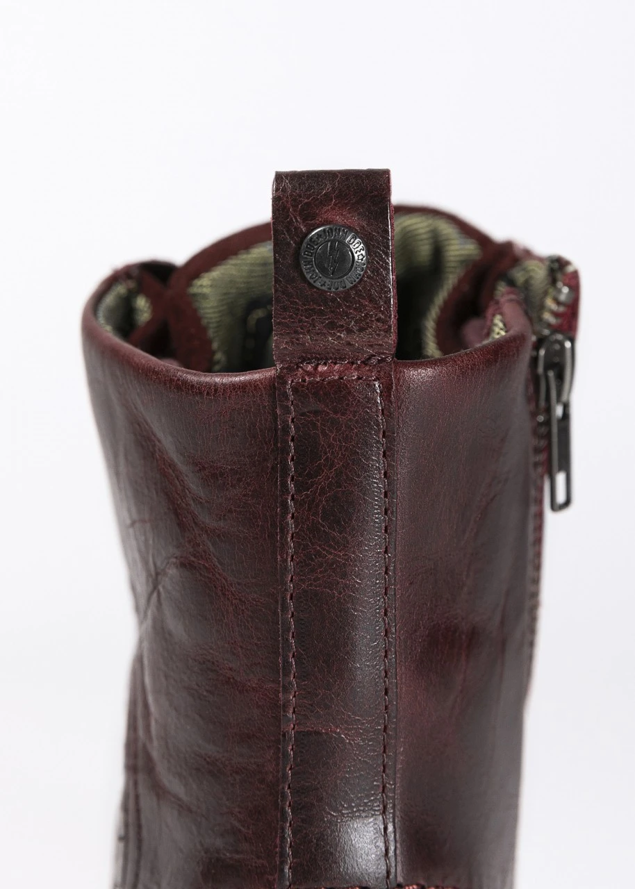 JOHN DOE Damen Motorradstiefel Sixty - Bordeaux 9 JOHN DOE Damen Motorradstiefel Sixty - Bordeaux – Bild 9