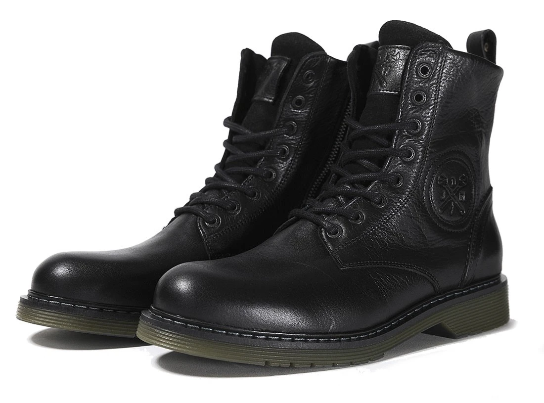 JOHN DOE Damen Motorradstiefel Sixty - Schwarz 1 JOHN DOE Damen Motorradstiefel Sixty - Schwarz