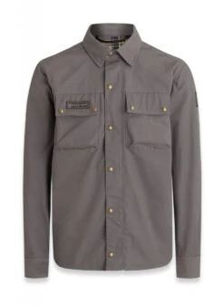 BELSTAFF PM Motorradhemd Mansion Shirt - Granitgrau
