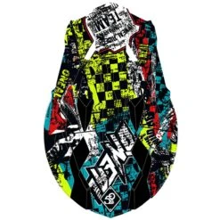 O'NEAL Kinder Motocross Helm 2SRS, Wild Youth, Mehrfarbig -ONeal Verkaufsgeschäft ONeal 2Series Wild Kinder Moto Cross Helm MX 03