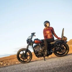 ROLAND SANDS DESIGN Damenjacke Riot - Ochsenblutrot -ONeal Verkaufsgeschäft Roland Sands Jacket Riot Oxblood 1280x1280