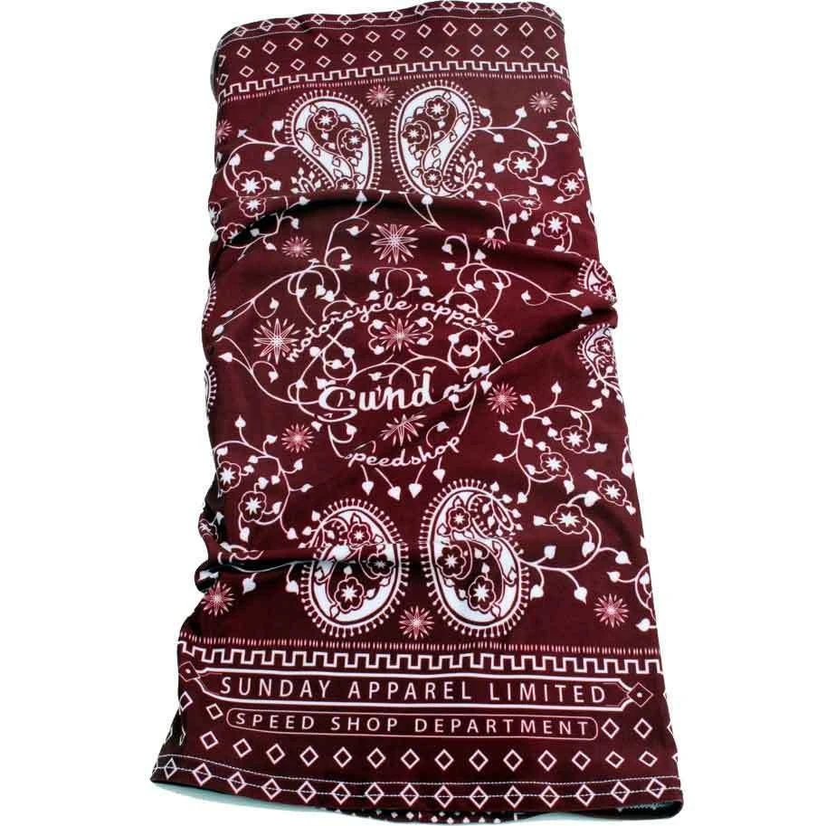SUNDAY SPEEDSHOP Bandana - Heritage Wine 1 SUNDAY SPEEDSHOP Bandana - Heritage Wine