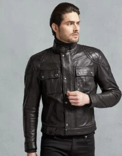 BELSTAFF PM Jacke Brooklands - Antik Schwarz -ONeal Verkaufsgeschäft belstaff brooklands antique black 2 1280x1280