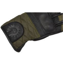 BELSTAFF PM Handschuhe Hampstead - Schwarz & Grün -ONeal Verkaufsgeschäft belstaff gloves hampstead black forest green 03 1280x1280