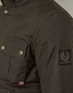 BELSTAFF PM Jacke Brooklands 2.0 - Wasserdicht, Oliv -ONeal Verkaufsgeschäft belstaff jacke brooklands 2 0 oliv gruen 1280x1280