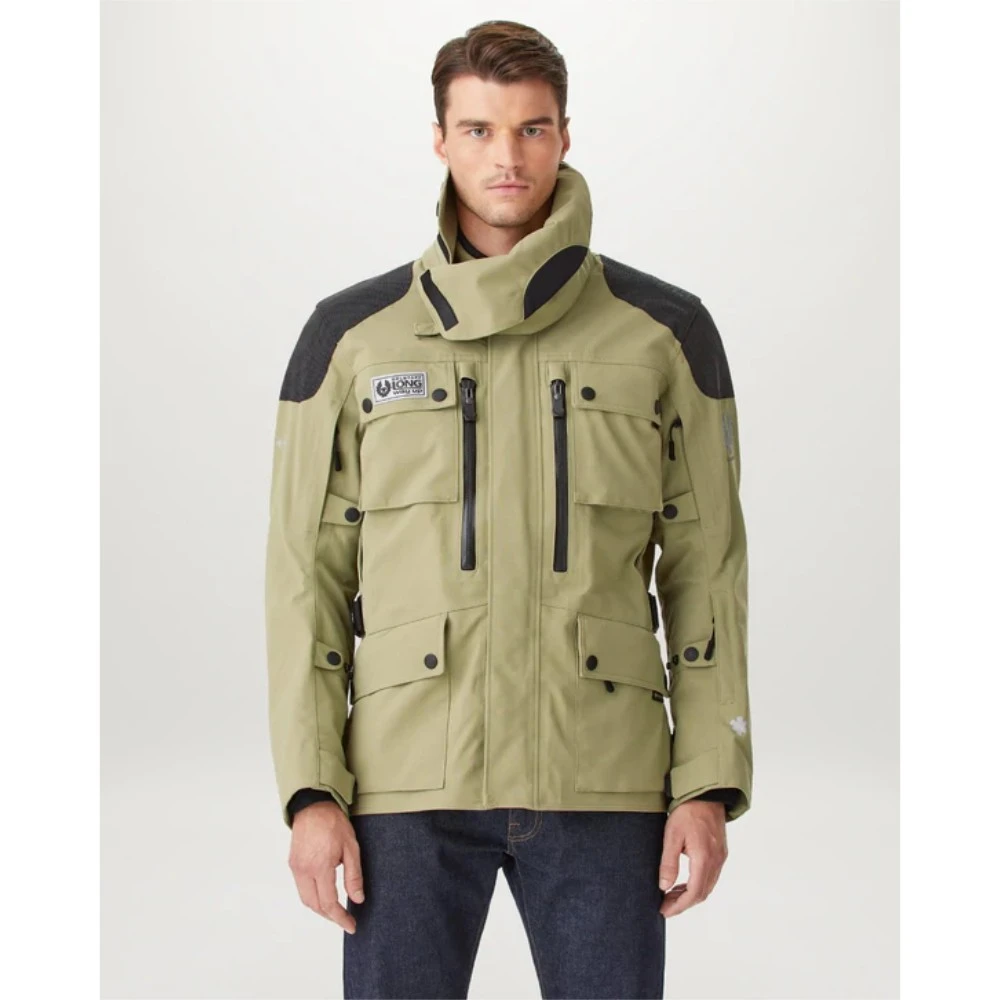 BELSTAFF PM Jacke Long Way Up Jacket - Wasserdicht, Beige 2 BELSTAFF PM Jacke Long Way Up Jacket - Wasserdicht, Beige – Bild 2