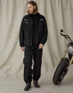 BELSTAFF Regenhose Long Way Up - Schwarz -ONeal Verkaufsgeschäft belstaff lwu rain suit trousers black 3 1280x1280