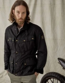 BELSTAFF PM Jacke McGee 2.0 - Wasserdicht, Schwarz -ONeal Verkaufsgeschäft belstaff mcgee motorcycle jacket 1280x1280