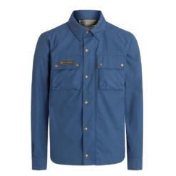 BELSTAFF PM Motorradhemd Mansion Shirt - Insignia Blau