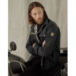 BELSTAFF PM Motorradhemd Mansion Shirt - Schwarz -ONeal Verkaufsgeschäft belstaff pm motorradhemd mansion black 2 1280x1280