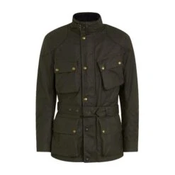 BELSTAFF PM Jacke Trialmaster Pro - Wasserdicht, Oliv
