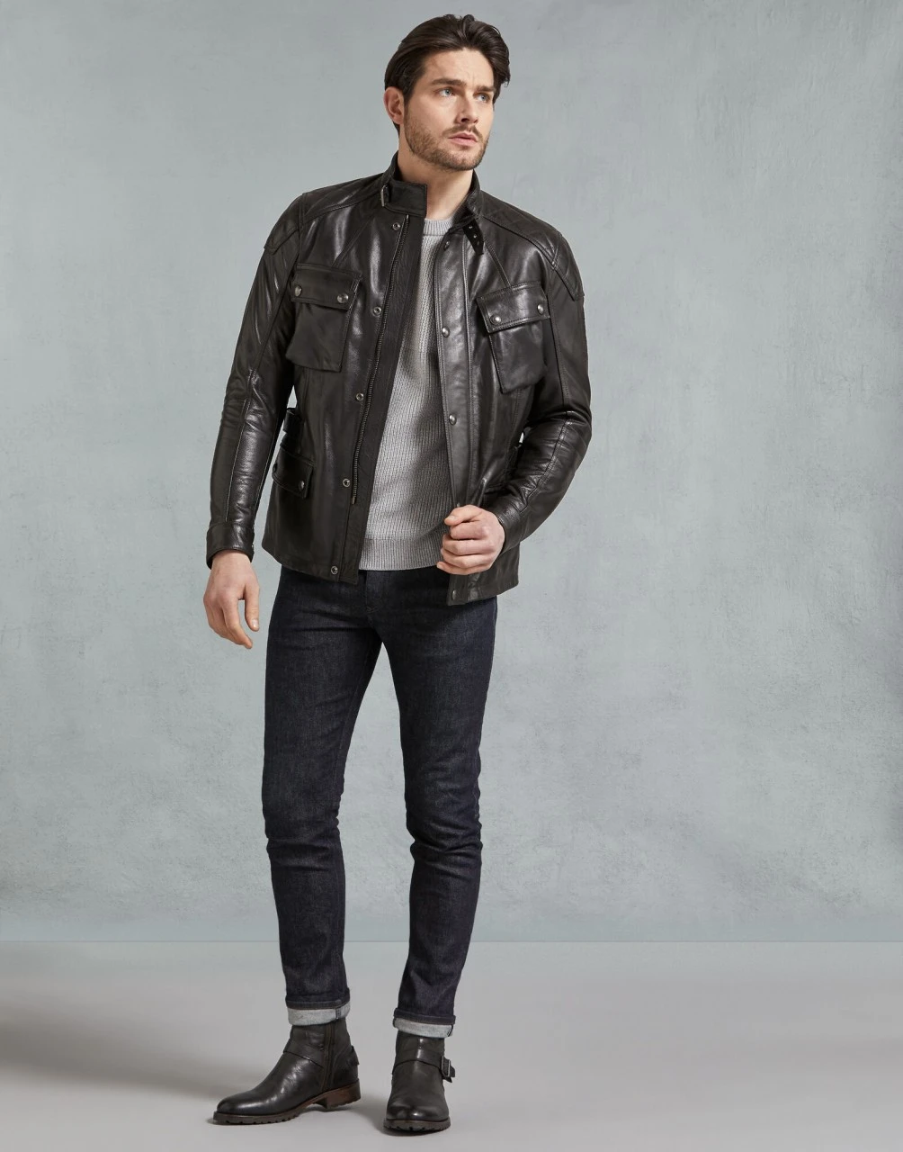 BELSTAFF PM Jacke Turner - Antik Schwarz 2 BELSTAFF PM Jacke Turner - Antik Schwarz – Bild 2