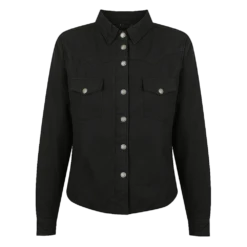 BLACK ARROW Damen Motorradhemd Savannah - Schwarz