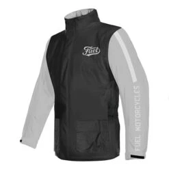 FUEL Regenjacke Thunder - Schwarz & Weiß