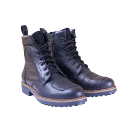 JOHN DOE Motorradstiefel Falcon - Schwarz