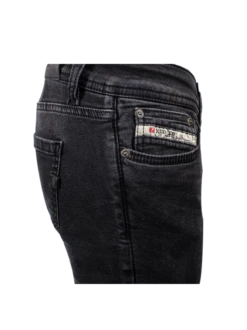JOHN DOE Damen Jeans Betty High Waist Used XTM - Schwarz -ONeal Verkaufsgeschäft john doe high waist betty black 2 1280x1280