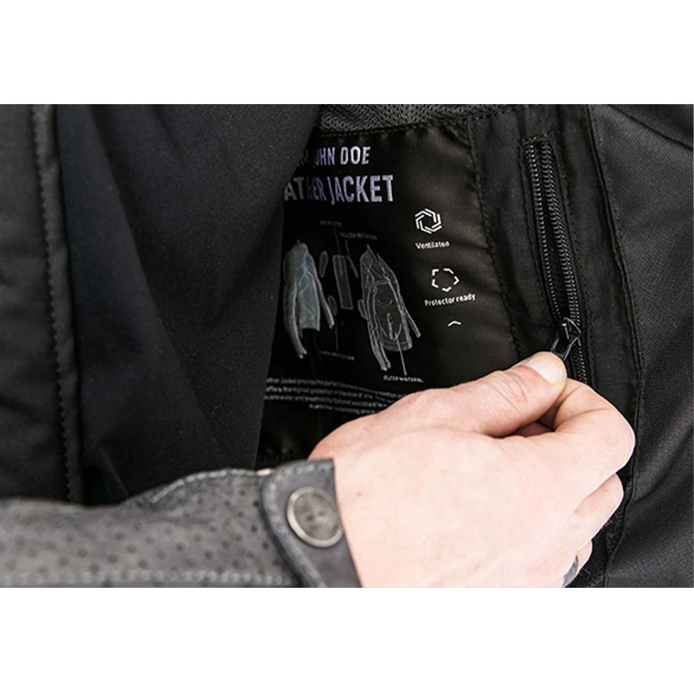 JOHN DOE Jacke Storm - Grau 7 JOHN DOE Jacke Storm - Grau – Bild 7