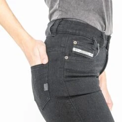 JOHN DOE Damen Jeans Jane High Mono - Schwarz Raw -ONeal Verkaufsgeschäft john doe jane high mono black raw 12 1280x1280