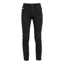 JOHN DOE Damen Jeans Jane High Mono - Schwarz Raw