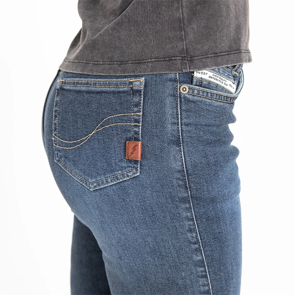 JOHN DOE Damen Jeans Jane High Mono - Indigo 9 JOHN DOE Damen Jeans Jane High Mono - Indigo – Bild 9