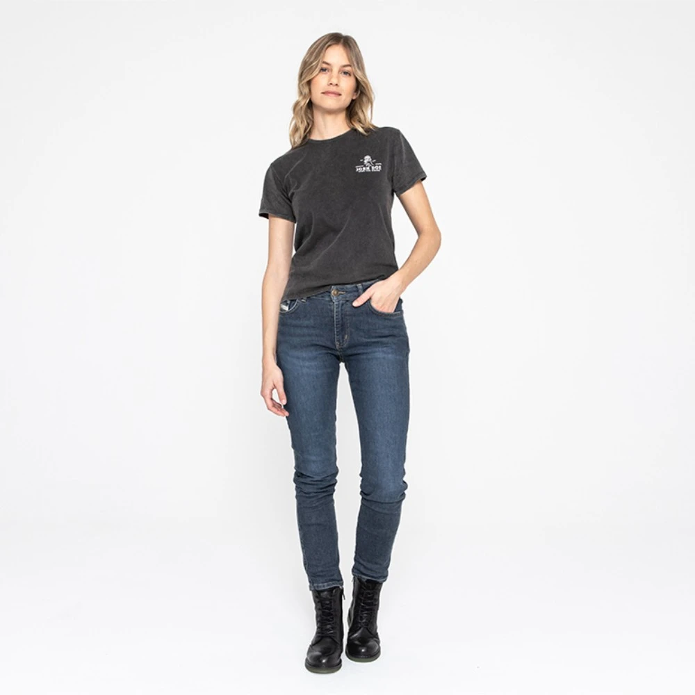 JOHN DOE Damen Jeans Jane High Mono - Indigo 6 JOHN DOE Damen Jeans Jane High Mono - Indigo – Bild 6