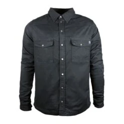JOHN DOE Motorradhemd Motoshirt - Schwarz